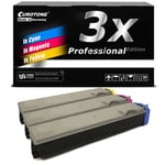 3x Eurotone per Cartridge for Kyocera FS-C-5015-N