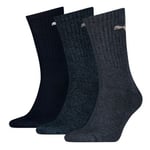 Puma Strømper 3P Sport Crew Socks Marine Str 39/42