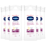 Vaseline Unisex Intensive Care Body Lotion Mature Skin 400ml, 6 Pack - Cream - One Size