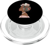 Black History Livre éducatif Melanin Queen Afro Women PopSockets PopGrip pour MagSafe