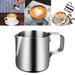 2 Pcs Milk Forthing Jug Steamer Pitcher 7 Oz Cup Stainless Steel Frothing Foam