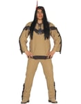 Native American - Beige Indian Kostym