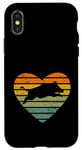 iPhone X/XS I Love Wild Boars Retro Heart Hunter Boar Case