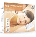 Daewoo Electric Blanket 3 Settings Heated Under Bed Winter Warming 85W - DOUBLE