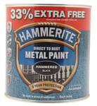 Hammerite 5158237 750ml Metal Paint - Hammered Black