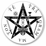 2 x Vinyl Stickers 10cm - Pentagram Gram Ma Ton God Greek Cool Gift #10452