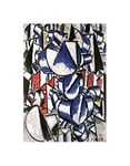Wee Blue Coo Painting Leger Contrast Of Forms 12x16 Wall Art Print