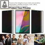 PRIVACY Anti-Spy Tempered Glass Screen Protector Samsung Tab A 10.1" 2019 T510