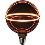 LED E27 Glob 130mm O-LED Horizontal Nero 1800K 25lm 4W(2,5W)