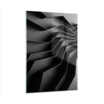 Impression sur Verre 50x70cm Tableaux Image Photo 3D Labyrinthe Moderne