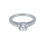 Swarovski Ladies Attract Ring Round Size 55 5032921