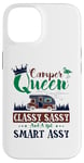 Coque pour iPhone 14 Camping-car Queen Classy Sassy Smart Assy Fun Camping