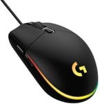 Logitech G203 Lightsync Gaming Mouse, 8000 dpi, RGB