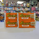 Reeses White Peanut Butter Cups Twin Pack 39g x 4 Packs USA Import