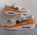 NIKE AIR MAX 90 Animal Print ,,Leopard'' SIZE UK 8.5 EUR 43 (DQ9316 001) UNISEX