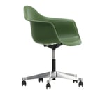 Eames Plastic Armchair PACC - 48 Forest - Castors Hard