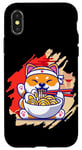 Coque pour iPhone X/XS Art japonais et ours panda japonais Ramen