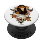 PopSockets Disney The Lion King Scar With Hyenas Surrounded By Idiots PopSockets Support et Grip pour Smartphones et Tablettes