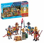 Playmobil 71487 My Figures : Chevaliers Novelmore - Les Chevaliers défendent Leur Royaume Novelmore - avec 4 Personnages Personnalisables - Jouet Univers médiéval et Historique. Dès 5 Ans