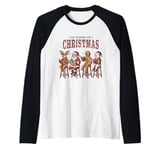 All Booked for Christmas Book Reader Book Lover Funny Raglan Baseball Tee