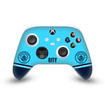 MAN CITY FC LOGO ART VINYL SKIN DECAL FOR XBOX SERIES X / SERIES S CONTROLLER