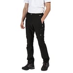 Regatta Men's Highton Zip Off Walking Trousers Shorts Men's Black