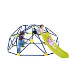 Kids Climbing Dome & Play Set Outdoor Dome Climber Activity Center Yellow