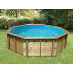 Piscine Océa 580 - ø 5,80 x h 1,30 m - Couleur liner: Bleu