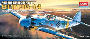 Messerschmitt Bf-109g14 1:72 Plastique Model Kit Academy