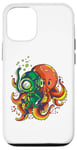 Coque pour iPhone 12/12 Pro Octopus Casque de plongée Kraken Kawaii Tentacule