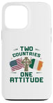 iPhone 13 Pro Max Dual Heritage Mixed Country USA Ireland Irish American Case