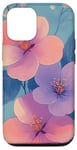 iPhone 13 Purple Beautiful Blossoms Floral Pattern Case