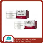 2 X Olay Regenerist Regenerating Moisturiser Day Cream 50ml