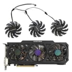 Refroidisseur De Carte Vidéo,R9 290x 2pin 3pin,Gérfor Gigabyte Amd Radeon R9 270x 280x 290x Windforce 3x,Ventilateur 75mm T128010sm Pld08010s12h - Type 3 Fan