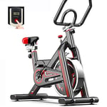 Exercise Bike Spin Bikes with Belt Driven Flywheel Adjustable Resistance for Home And Gym Use Cardio Workout