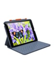 Logitech Rugged Lite - keyboard and folio case - classic blue - Tastatur & Foliosett - Blå