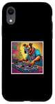 iPhone XR Dog Music DJ Turntables Mixing Vinyl Record Party Graphic Case