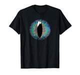 Cats Eye Colorful Pupil Cat Eyes Halloween Spooky Funky Art T-Shirt