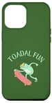 Coque pour iPhone 13 Pro Max Toadal Fun Cool Funny Skater Toad Frog lovers