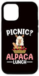 Coque pour iPhone 14 Pro Pique-nique - Déjeuner Picknick Alpaka