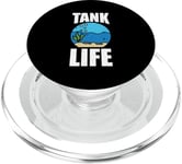 Tank Life Aquatic Nature Ocean Vibes PopSockets PopGrip for MagSafe