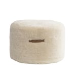 Shepherd of Sweden - Eva Puff 60x40 cm Creme - Sittpuffar - Beige - Naturmaterial