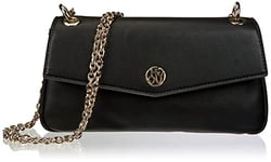 HUGO Lisa Crossbody, Sac bandoulière Femme, Noir 1, Taille Unique