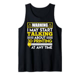 3D Print Fan WARNING Talking about 3D Printing 3-D Printer Tank Top