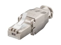 Tru Components Cat 6A Rj45-Kontakt, Inga Verktyg Krävs 1610346 Kontakt, Rak Pol (Rj) 8P8c 1 St