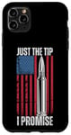 iPhone 11 Pro Max Just The Tip Gun Bullet US Flag Rifle Machine Gun Men Women Case