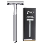 BAILI Double Edge Safety Razor Reusable Manual Long Handle Stainless Steel DE Wet Shaving for Men Women Beard Bikini Armpit Leg Hair Removal BDB3G