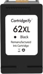 62XL Cartouches d'encre noires compatibles avec HP 62 62XL,pour Envy 5540 5542 5544 5545 5546 5547 5548 5640 5642 5644 5646 7640,Offic200 250 5740 Référence produit : 5742. 5744