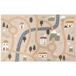 Atmosphera Créateur D'intérieur - Tapis pour enfant route 100x150cm coton