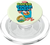 Super Sugar Funny Cereal Box Sweet Tooth Bear Candy PopSockets PopGrip for MagSafe